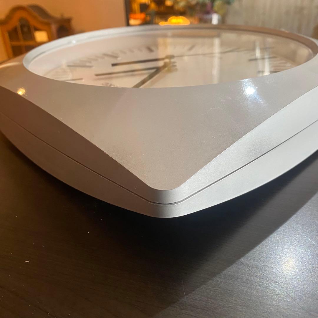 SEIKO リペイント　壁掛時計 ミッドセンチュリー　昭和レトロ　シルバー