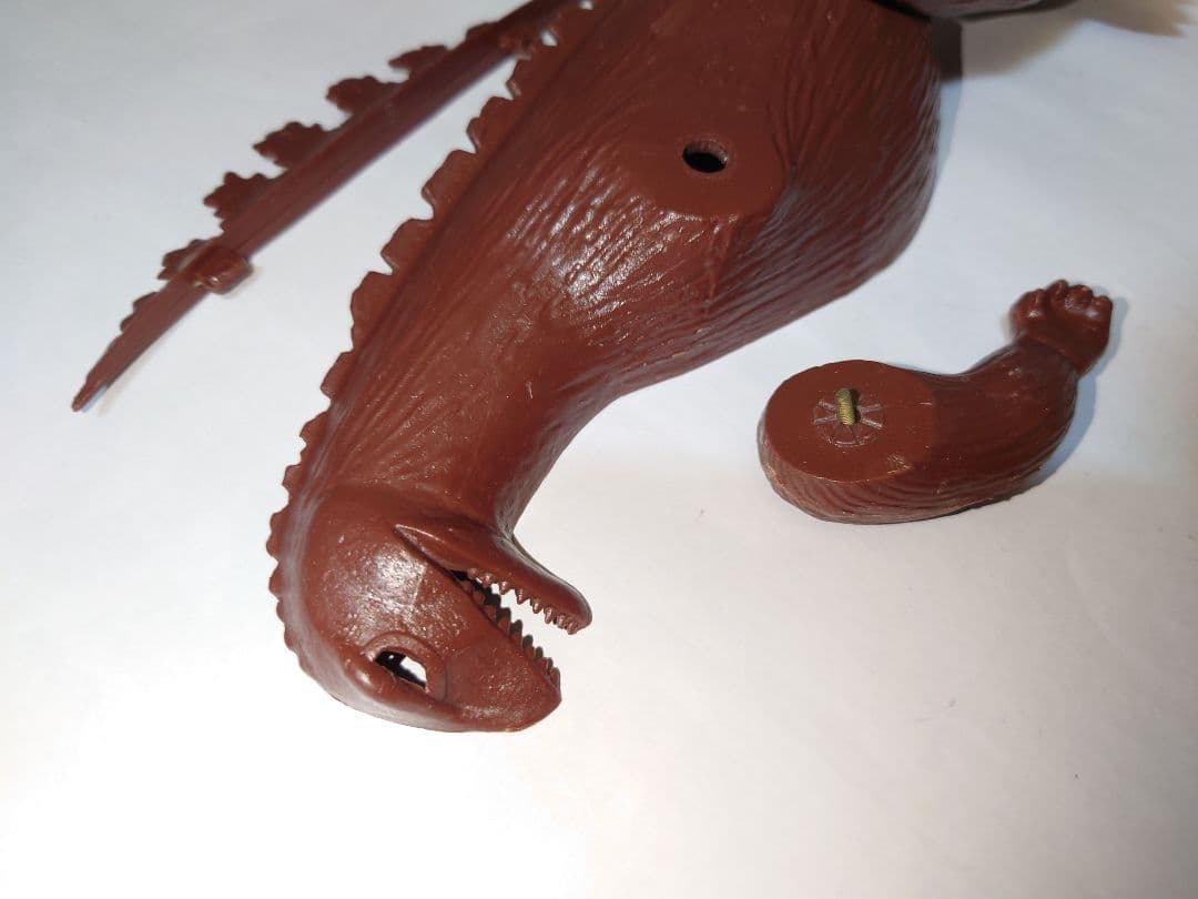 最初期版 世紀の大怪獣！！マルサン ゴジラ 国産プラモデル第一号 電動