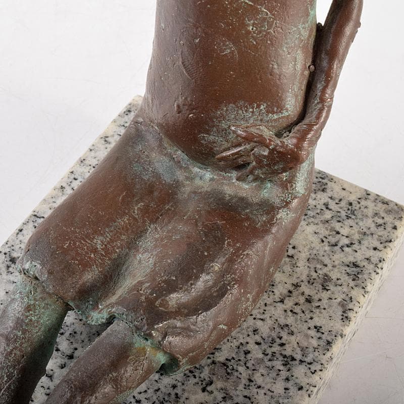 ブロンズ像 K.YAMASHITA 女性像 大理石台付 置物 M R4757 - メルカリ