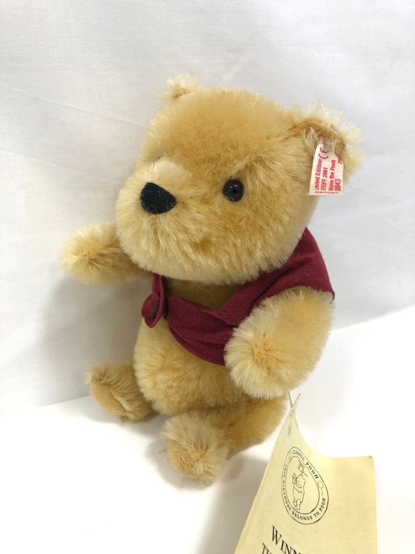 シュタイフ くまのプーさん 75周年記念 ぬいぐるみ　STEIFF