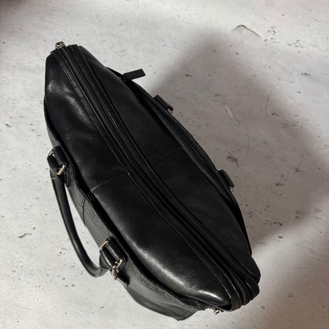 【美品】コーチ 本革 COACH ビジネスバッグ 2way ブラック 大容量