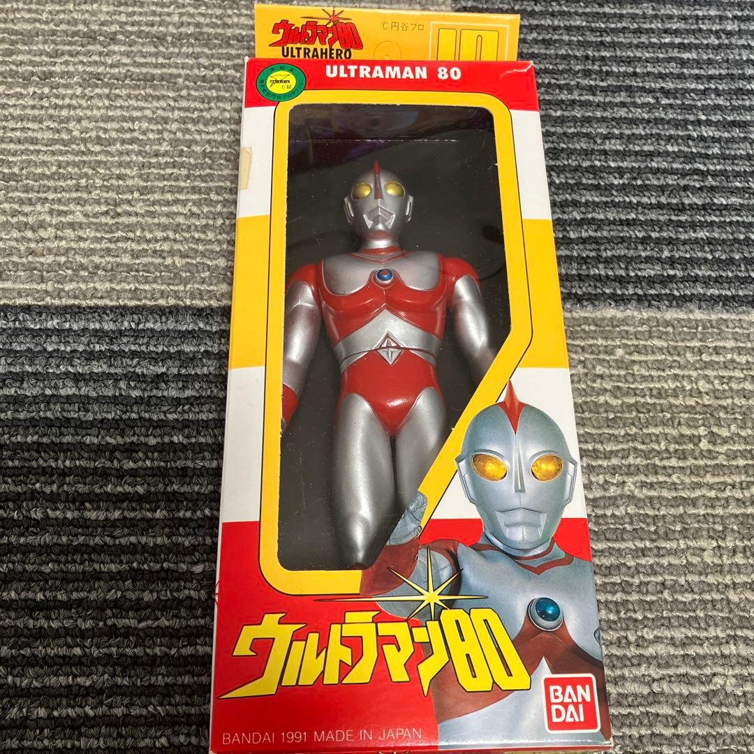 ウルトラマン80 フィギュア ソフビ バンダイ 1991年 当時物 - メルカリ