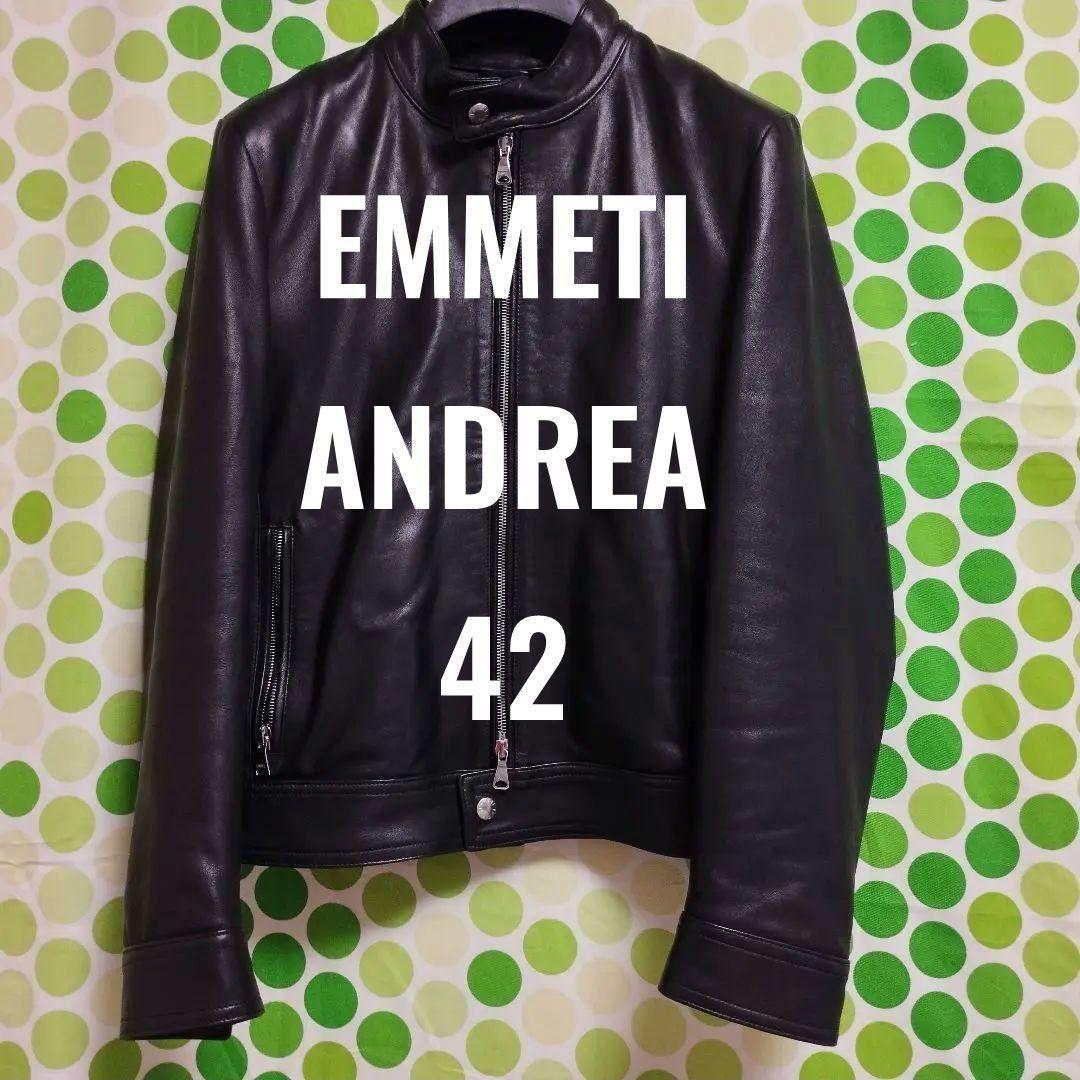EMMETI ANDREA アンドレア 42 シングルライダース 黒 ブラック - メルカリ