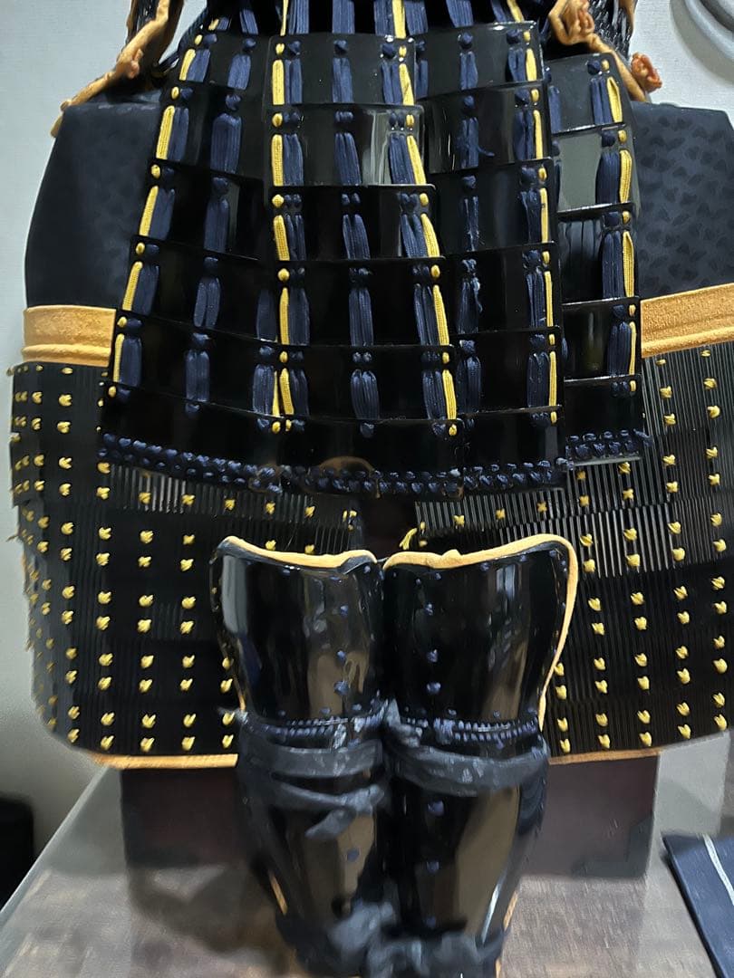 伊達政宗　黒漆五枚胴具足　1/2スケール　当時と同じ素材使用