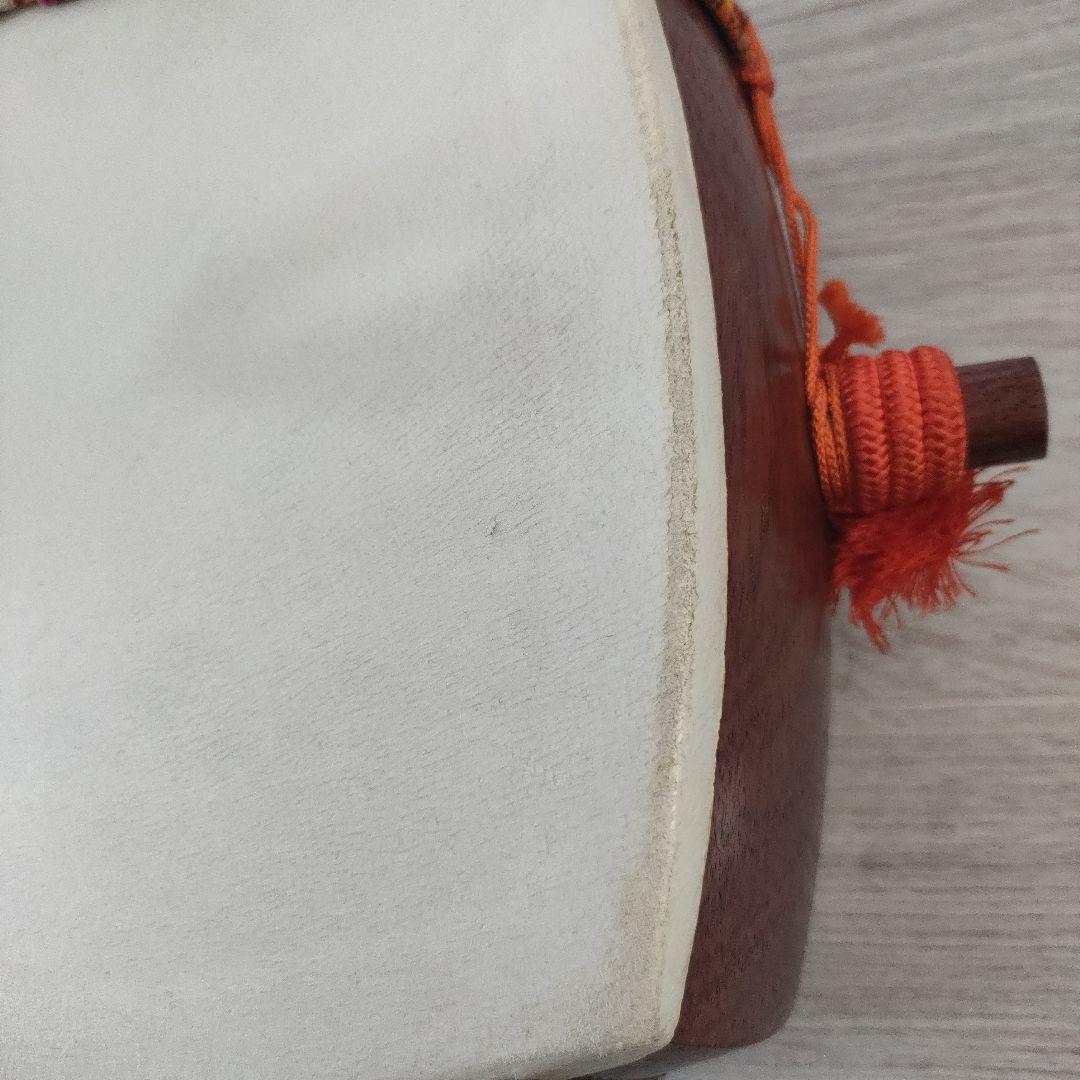 皮裂け気味の小さい傷あり　細棹三味線セット