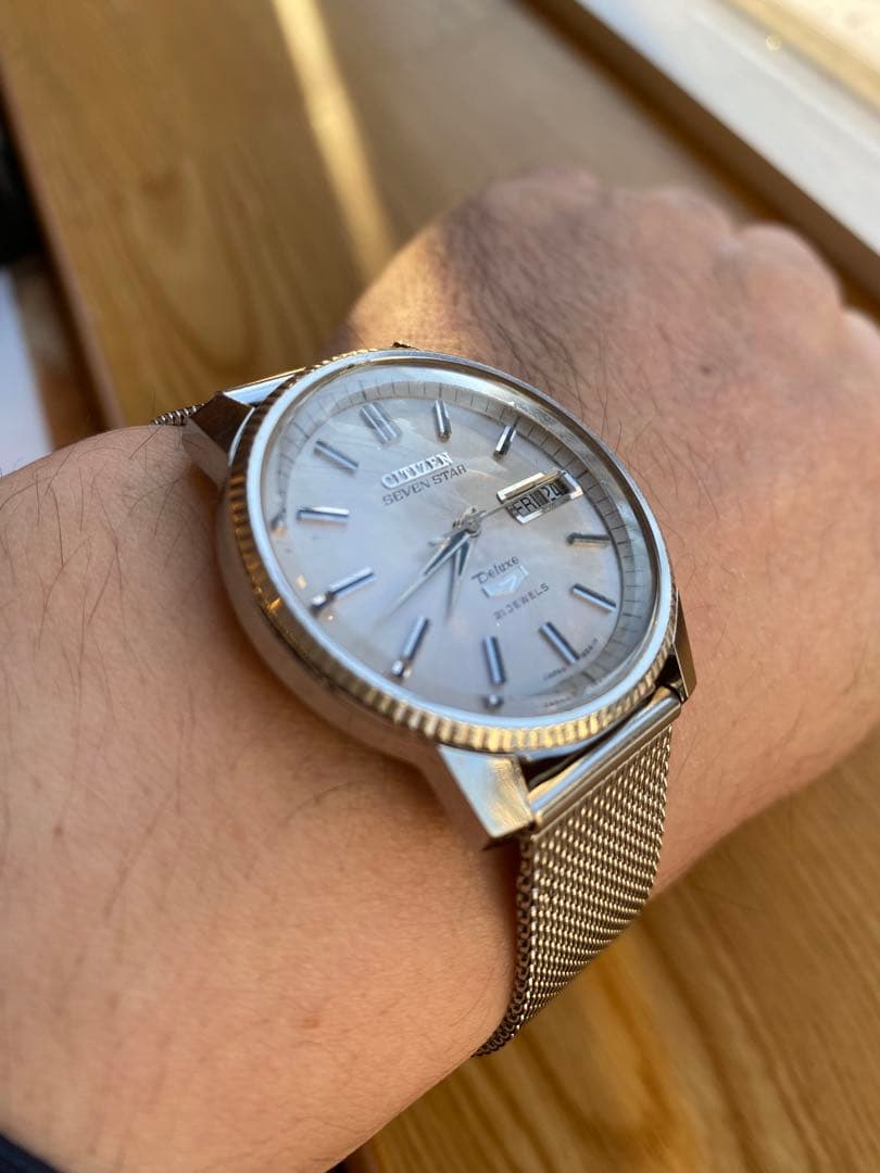 CITIZEN セブンスター デラックス 自動巻 フルーテッドベゼル