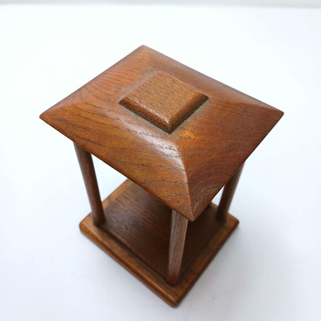 Y2293-26 仏教美術 木彫 不動明王 厨子 ミニチュア I