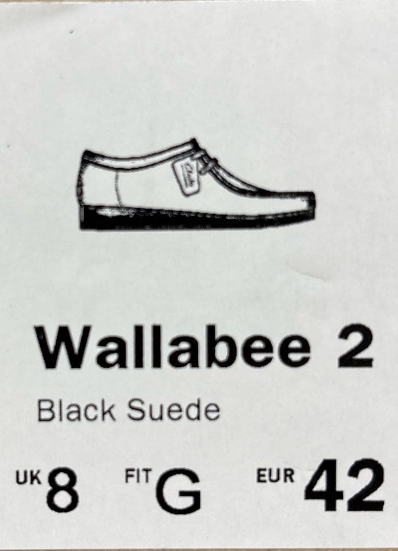 Clarks Wallabee 2 Black Suede クラークスワラビー