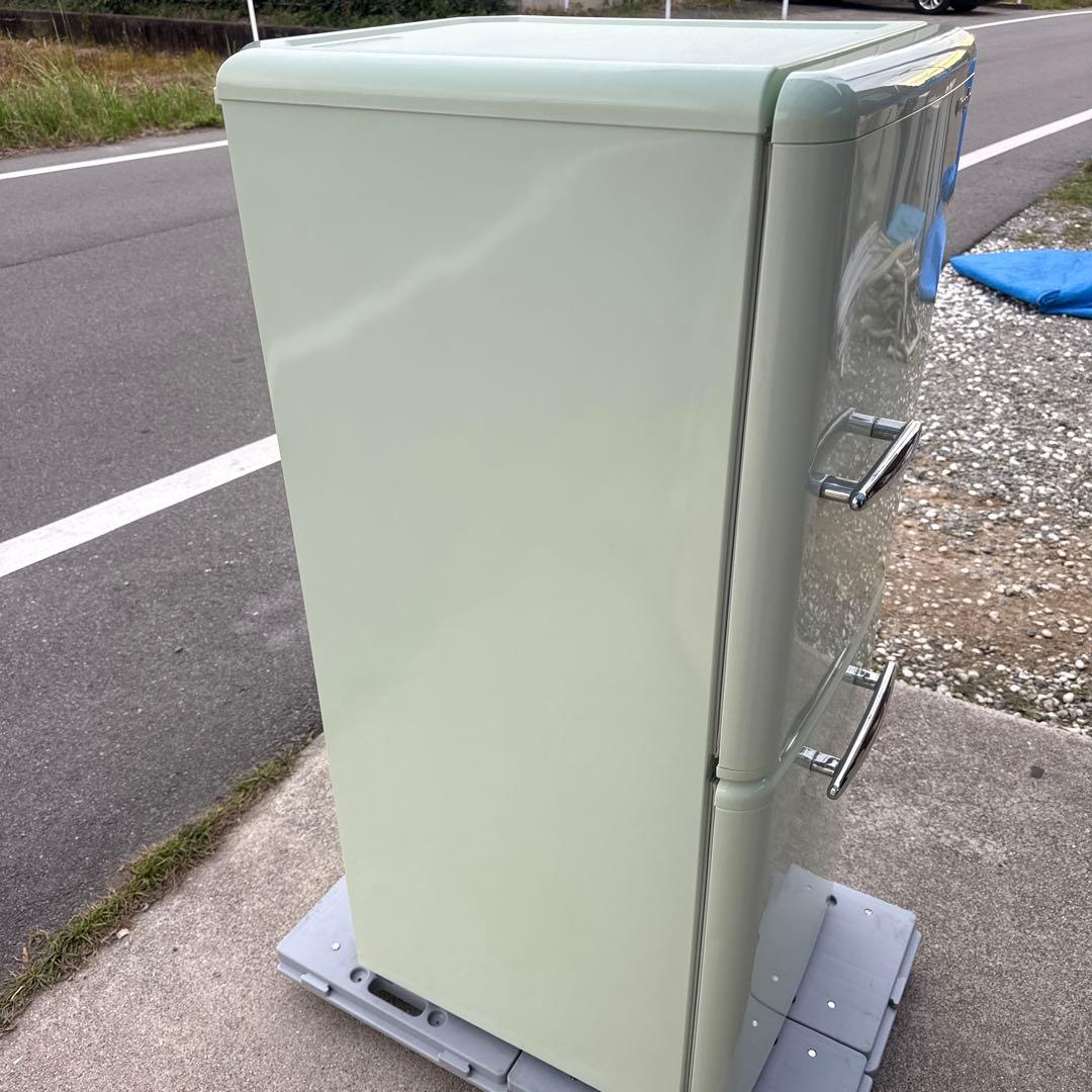 レトロデザイン eangle 2ドア 冷蔵庫 ANG-RE151-A1