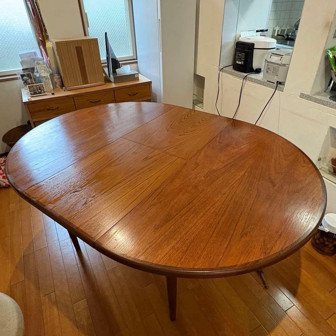 G-PLAN フレスコ ラウンドエクステンションテーブル 椅子別