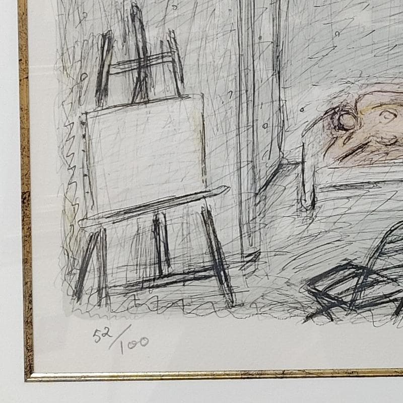 ☆小野州一☆「白いアトリエ」リトグラフ 52/100 未使用！ - メルカリ