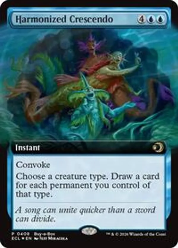 Harmonized Crescendo (0394) (Showcase) (Fracture Foil) • Lorwyn