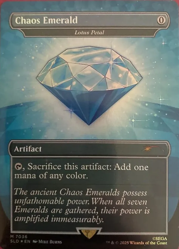 Chaos Emerald - Lotus Petal (7036) • Secret Lair Series (SLD) #7036