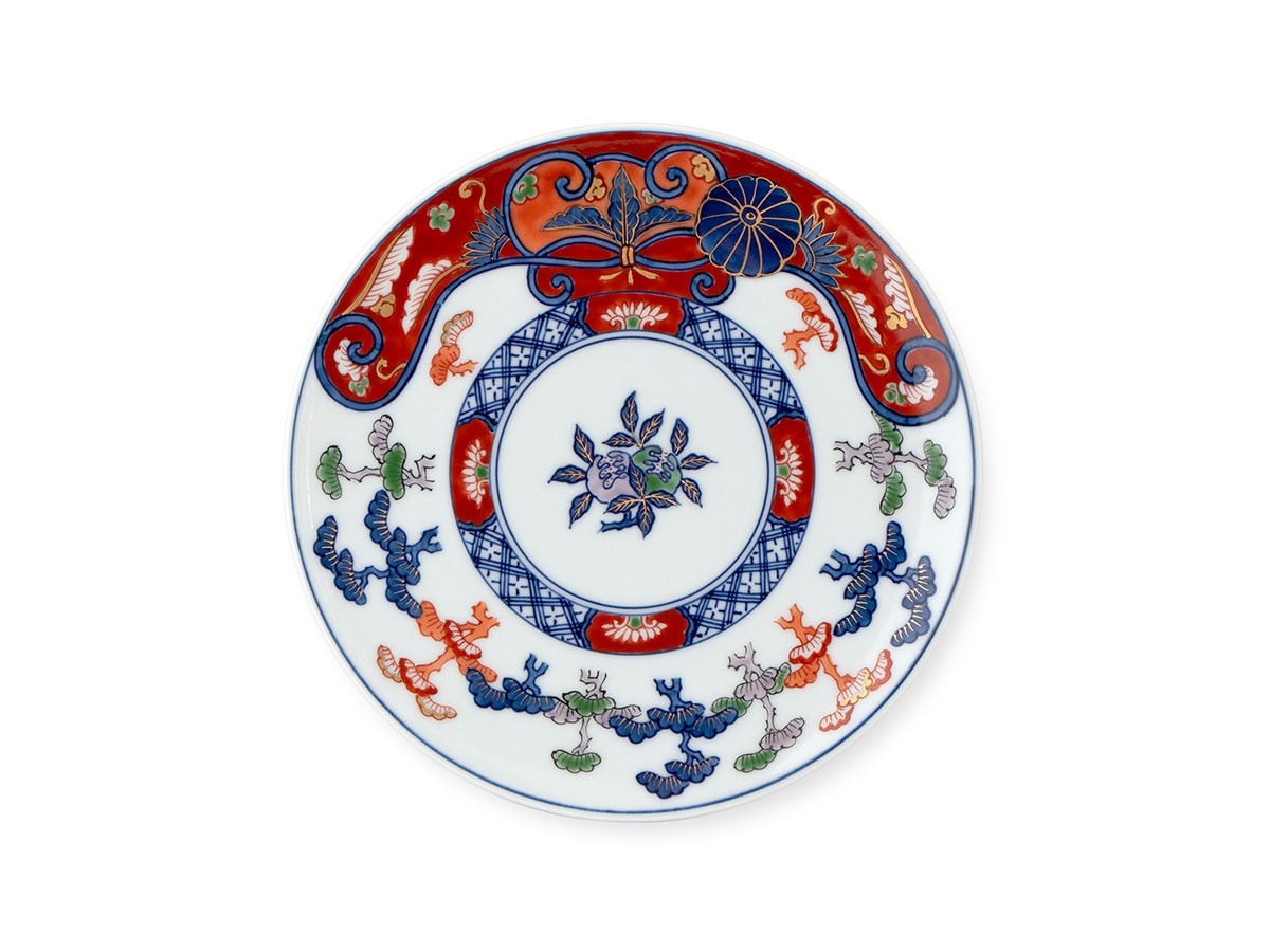 希少品【源右衛門窯・古伊万里】赤絵花鳥文角皿 （1枚） 希少品【源右衛門