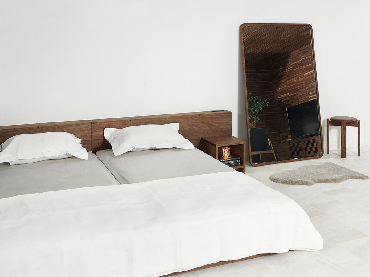 ユニゾン ナイトテーブル UNNT40 オークオイル仕上 マスターウォール