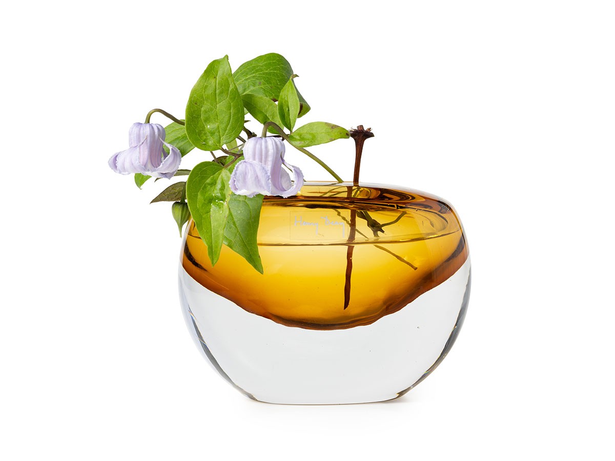 オパールセント クリスタルフラワーベース(共箱付き) オパールセント