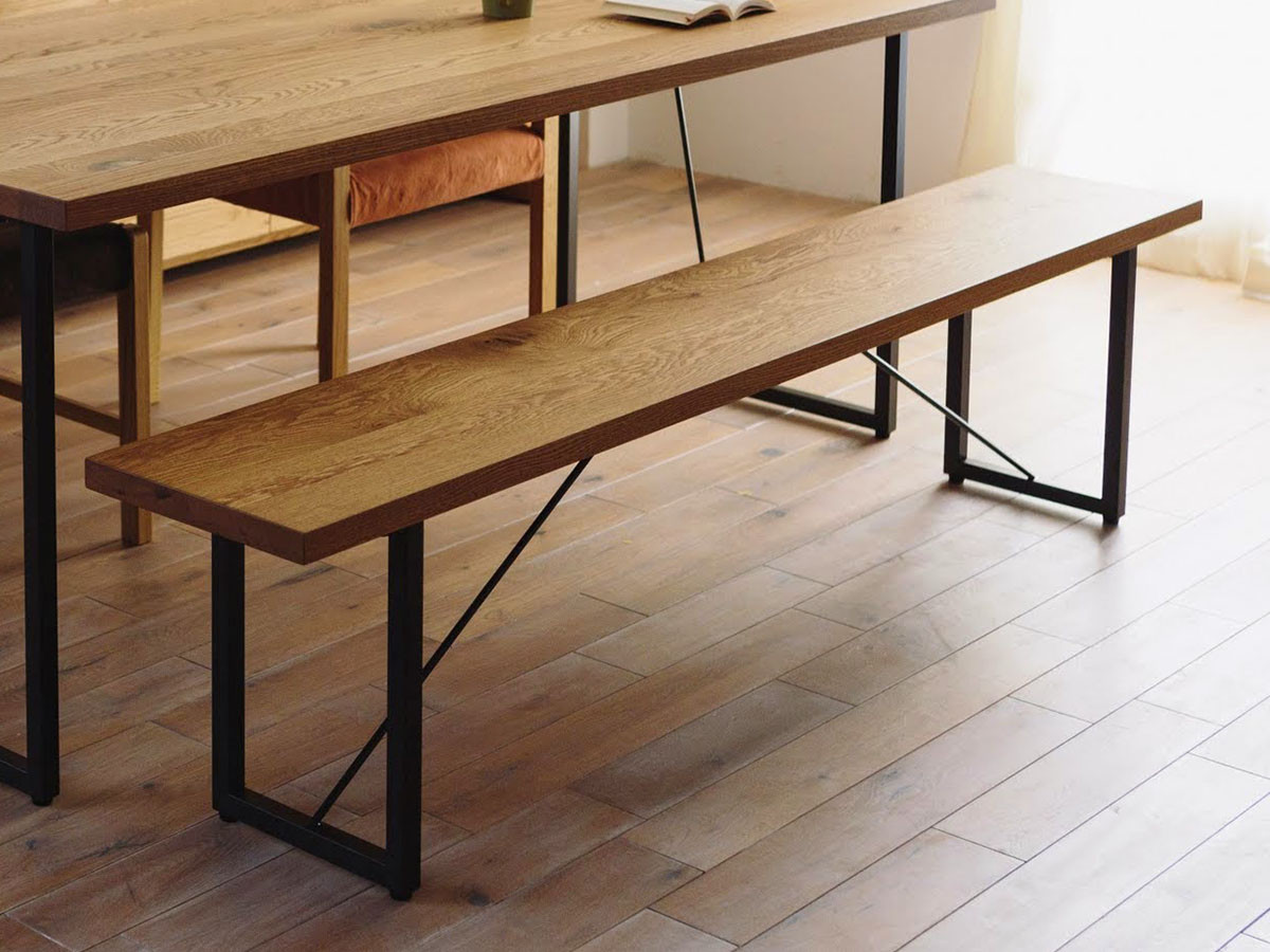 広松木工 FREX / ひろまつもっこう フレックス スチールレッグベンチ