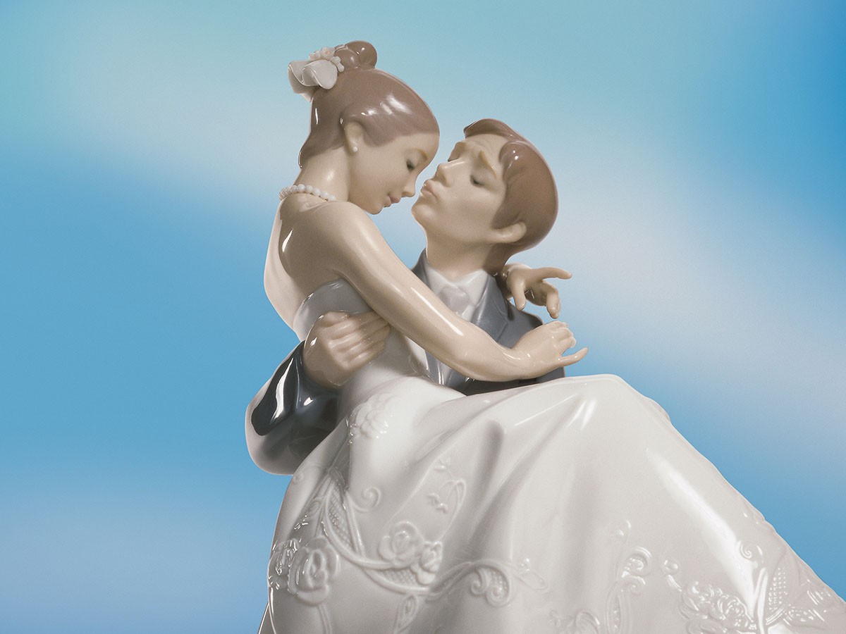 リヤドロ LLADRO 【永遠の愛】美品 永遠の愛(Re-Deco/Silver