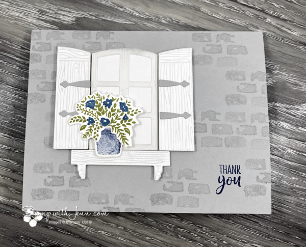 Welcoming Window Card for Realtor | Stamp with Jenn
