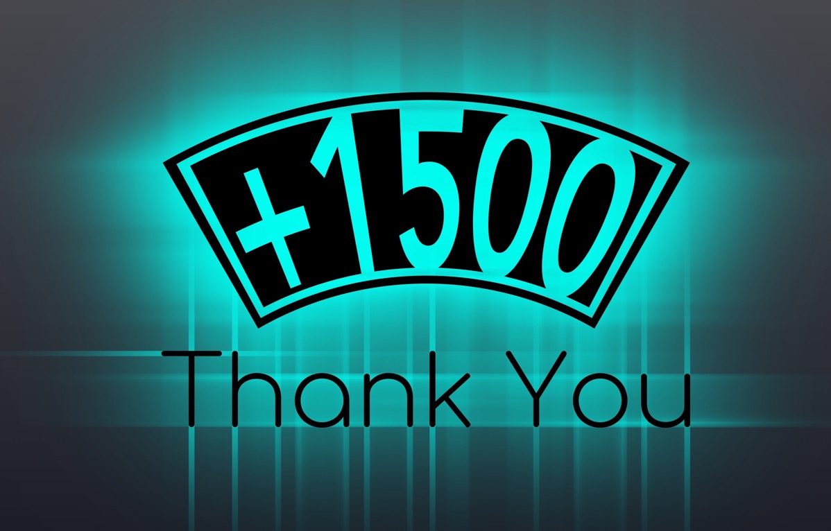 1500 Followers: Thank You Friends! | iChristian