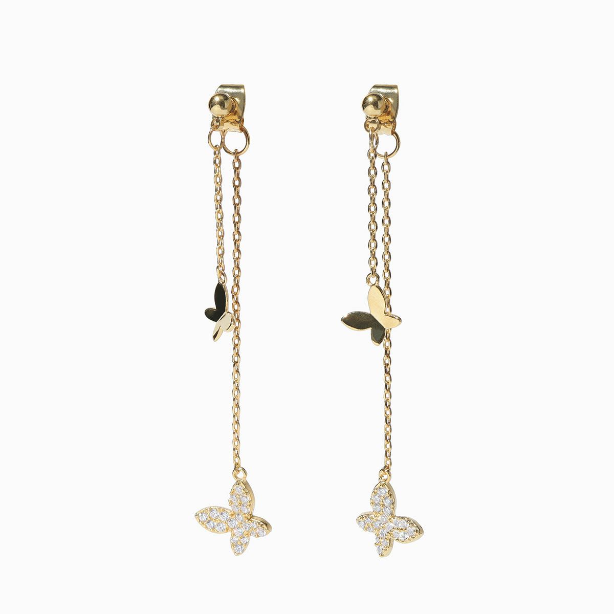 ビジューラインパールピアス(ゴールド) | STELLAR HOLLYWOOD-ステラ