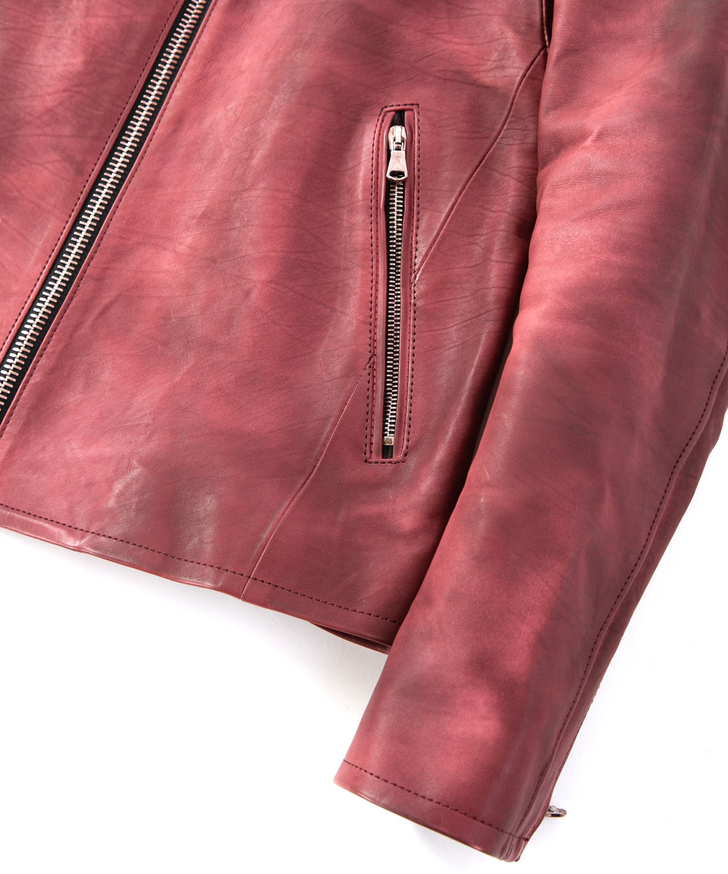 Burning Dyed 燃焼製品染め タンニン鞣し カーフスキン 