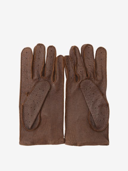 イタルグアント Italguanto ペッカリー 革 手袋 赤 レッド 7.5