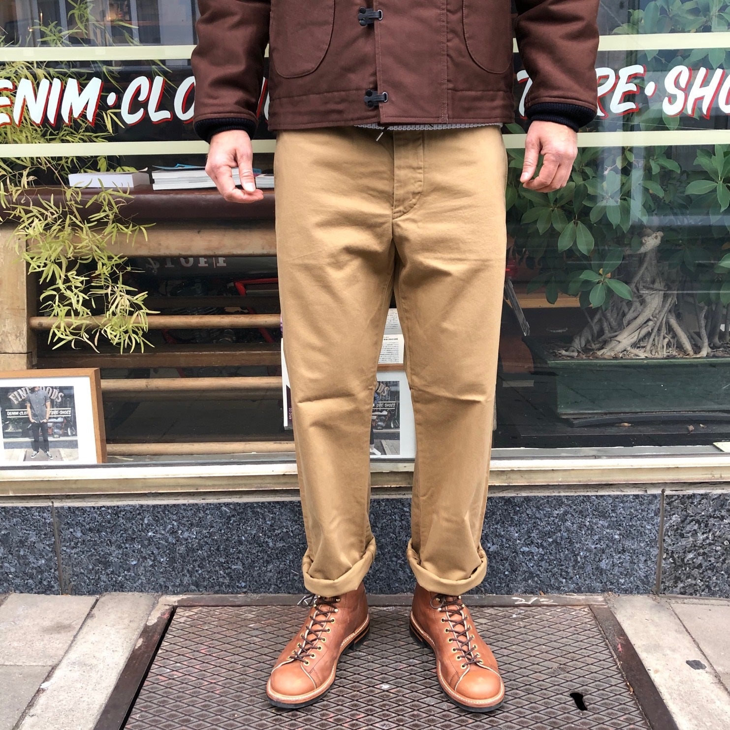 rrl | cotton field chino khaki – stuf|f-official
