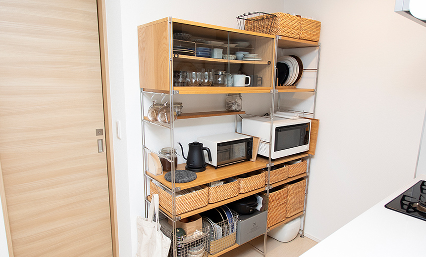 2点セットステンレスユニットシェルフ 追加棚 オーク材 無印良品