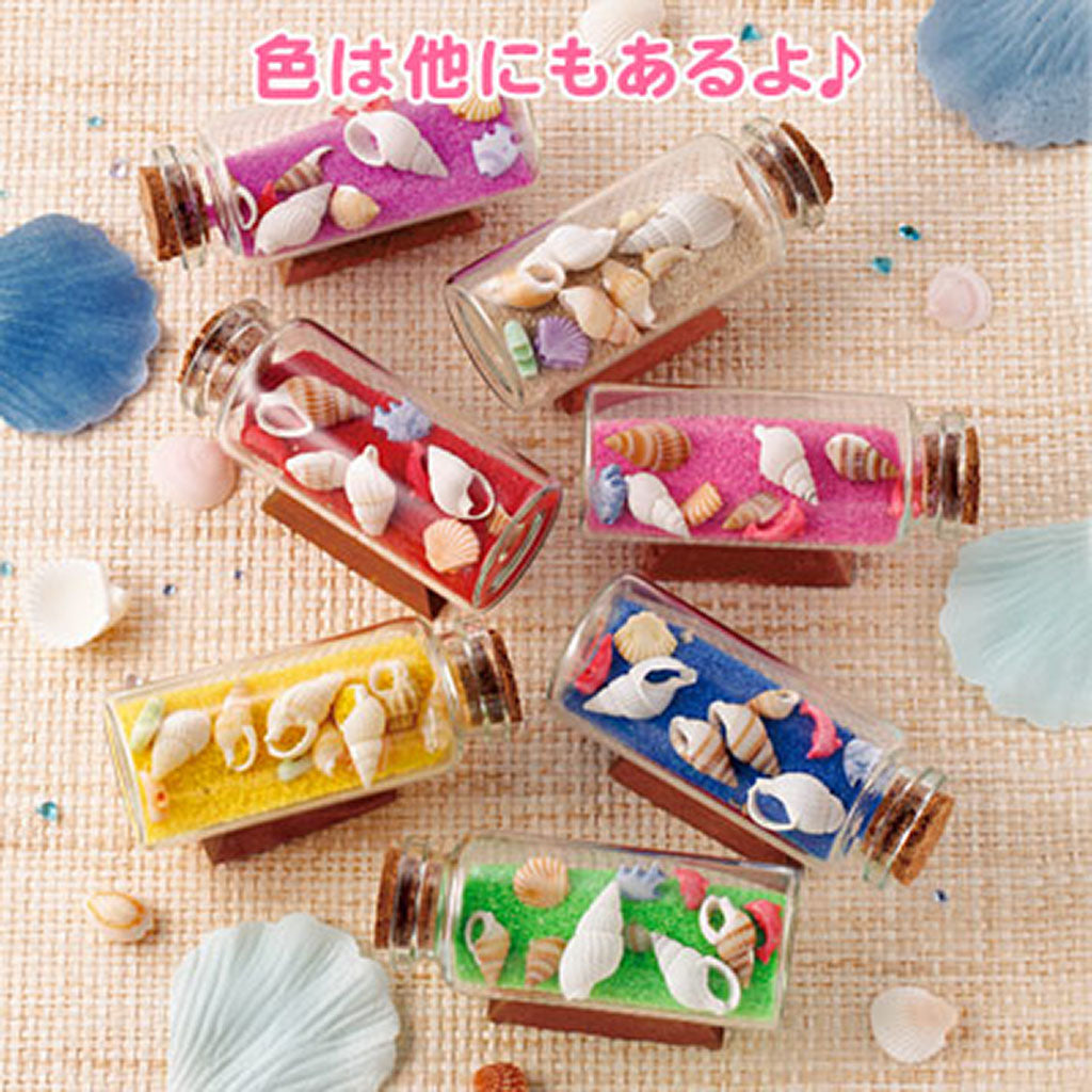 ミニ貝殻入りガラスビンのオブジェ – SUNHOSEKI