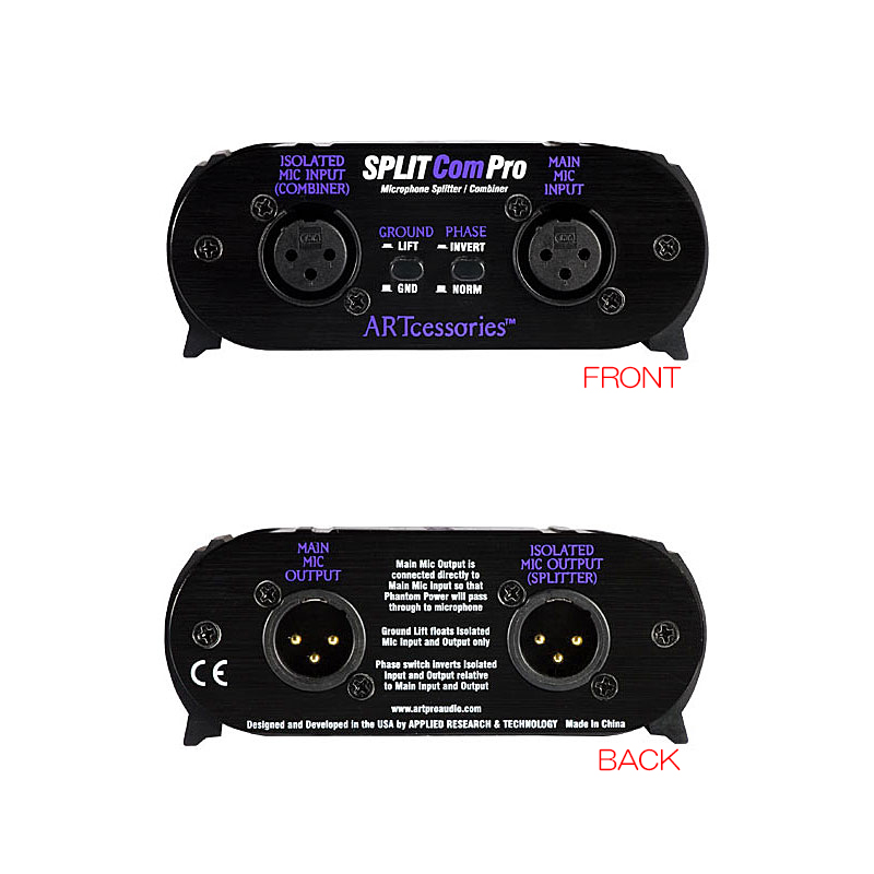 ART SPLIT COM PRO 安心の国内正規品！ マイク用スプリッター