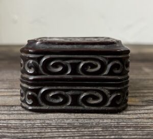 骨董水妖｜鎌倉彫団龍屈輪香合