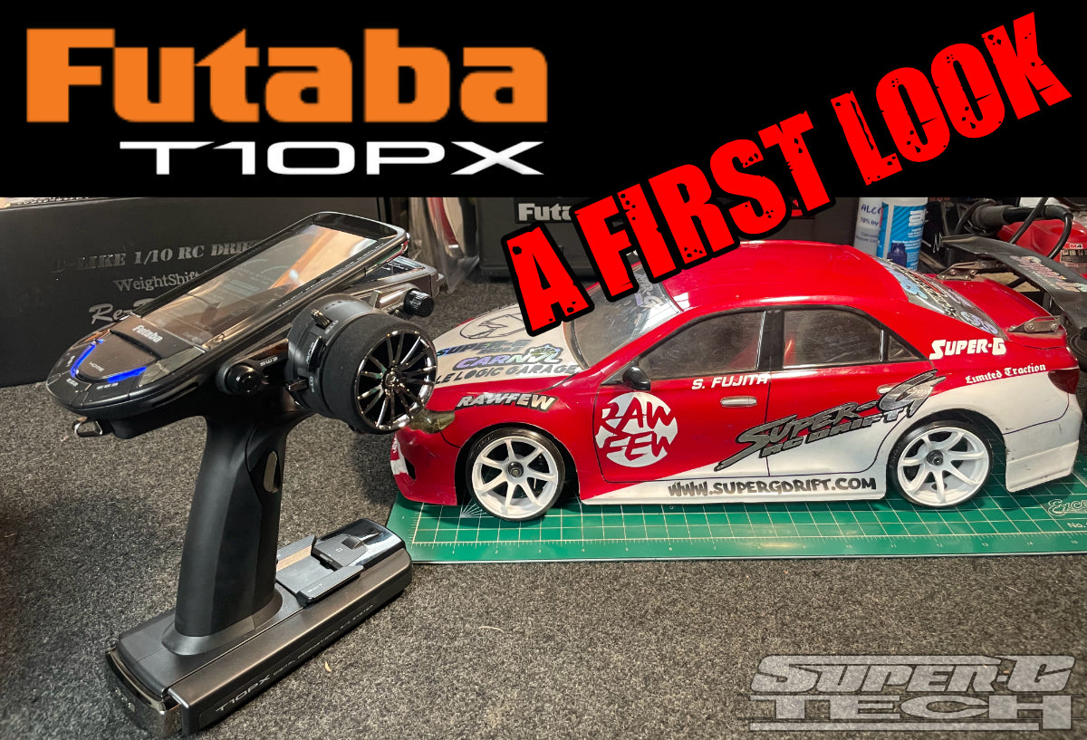 Futaba T10PX - First Look – Super-G R/C Drift Arena