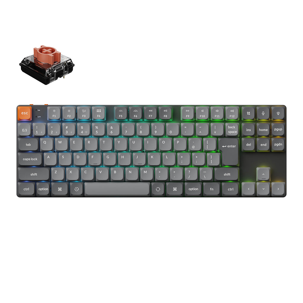 Keychron K1 Max ワイヤレスメカニカルキーボード 赤軸 日本語配列