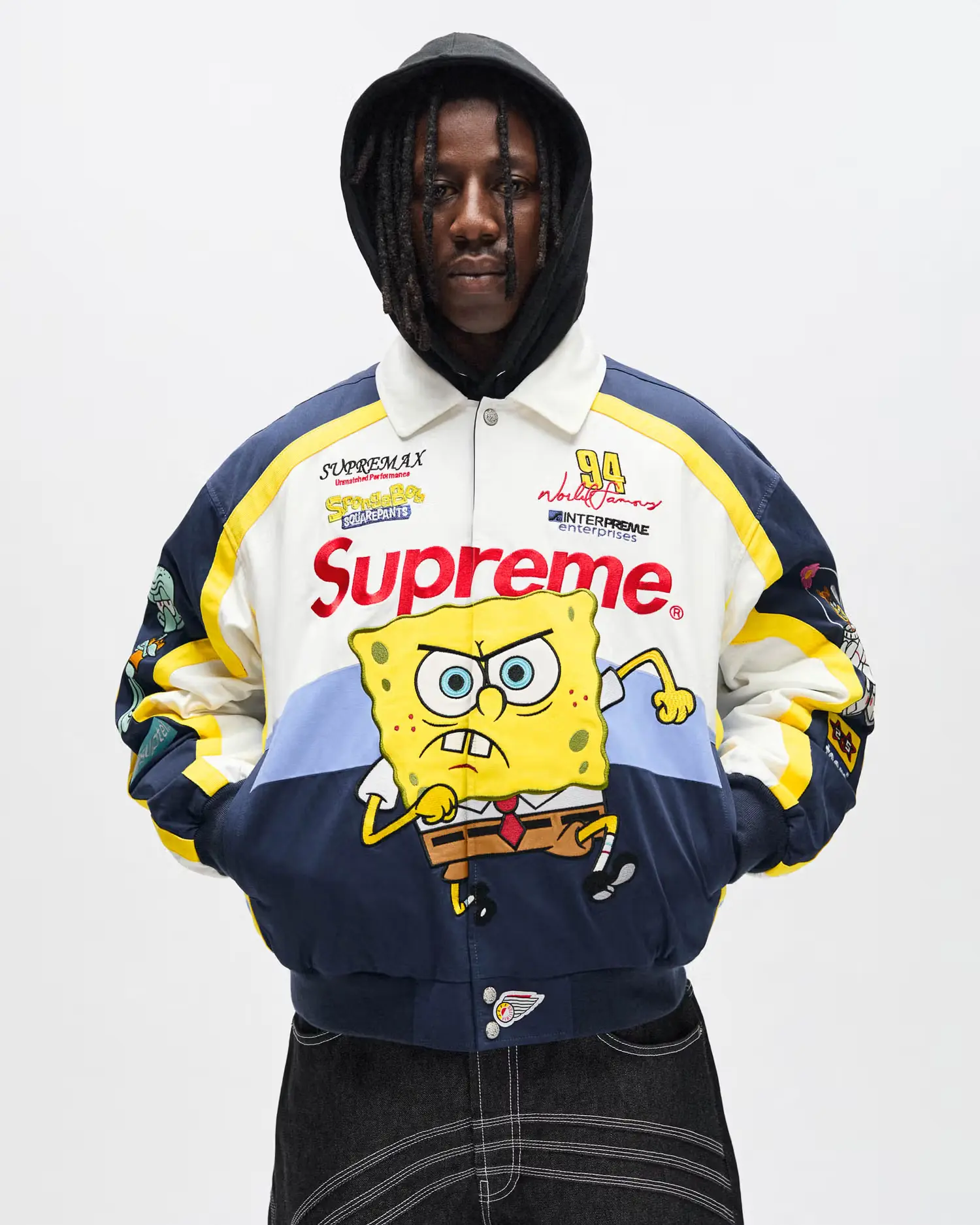 Supreme®/SpongeBob SquarePants Jeff Hamilton Racing Jacket