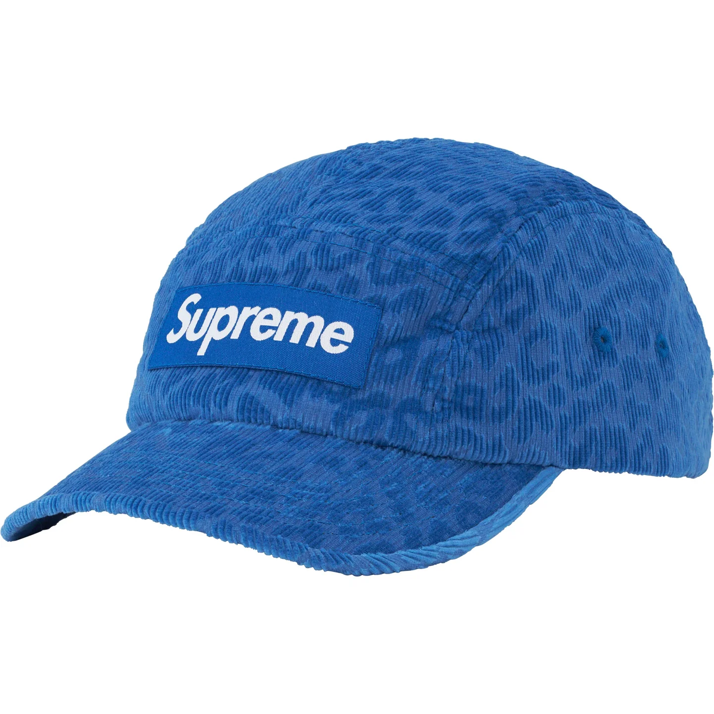 Leopard Corduroy Camp Cap | Supreme 23fw