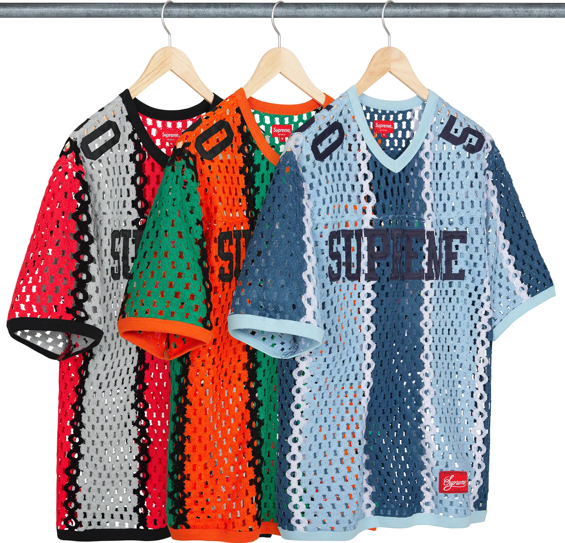 Crochet Football Jersey | Supreme 23ss