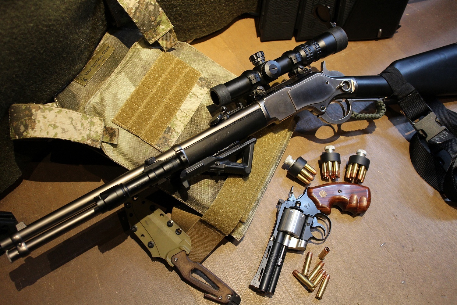 KTW ウィンチェスター M1873 カービン ガスキット・マウント組込み済み