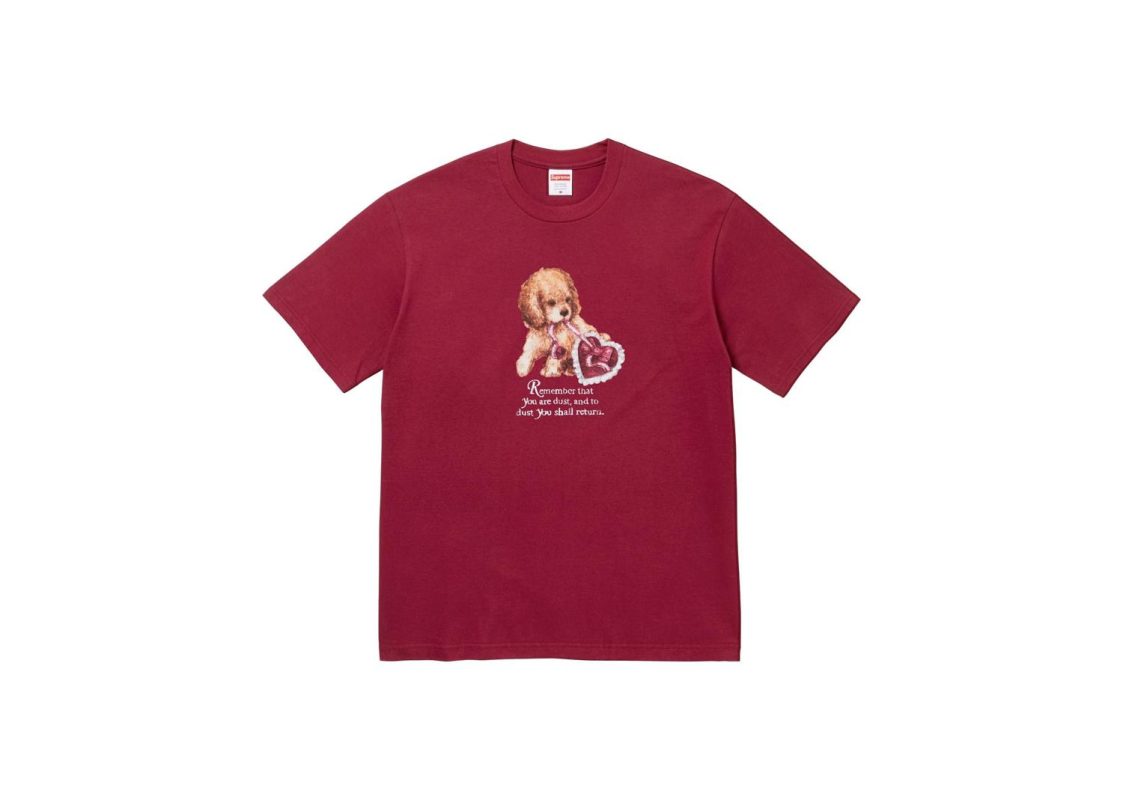 Supreme Dust Tee Cardinal | FW25T72-CARDINAL | sutore