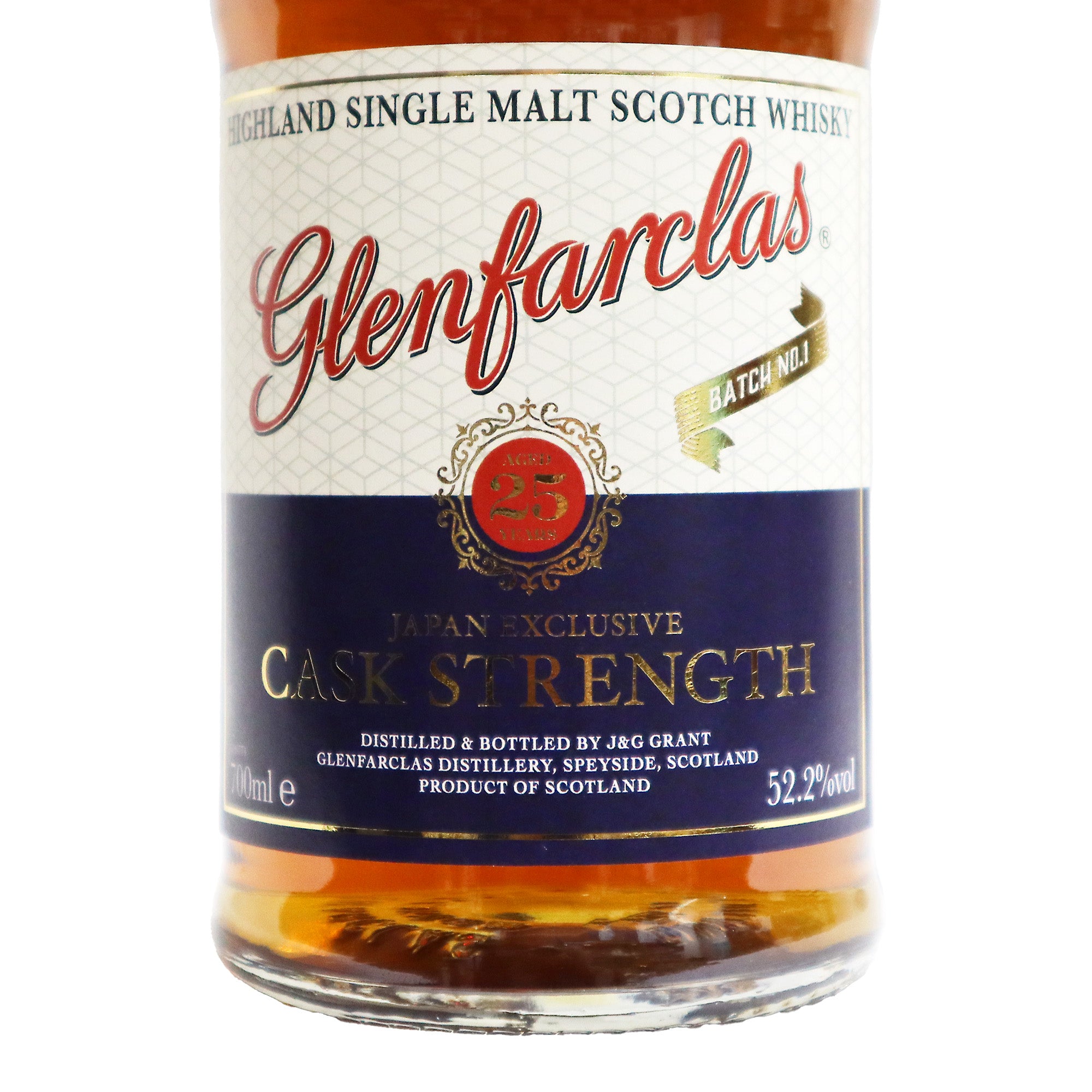 グレンファークラス】JAPAN EXCLUSIVE 25年 バッチNO.1 52.2度 700ml