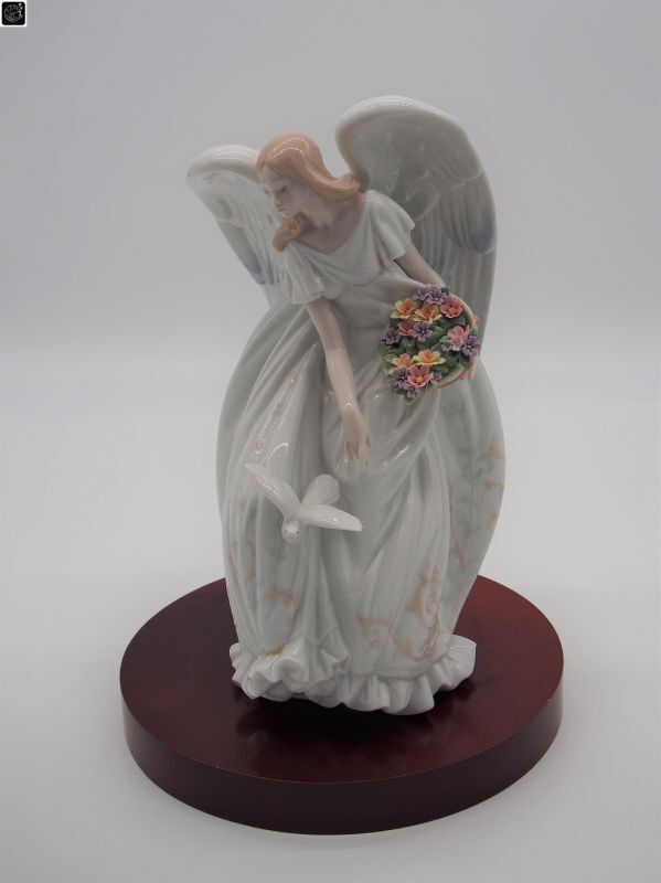 新品】リヤドロ LLADRO 可愛い考えごと 天使 最高 天使の考えごと