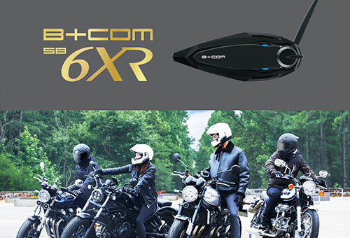 バイク用Bluetoothインカム「B+COM」シリーズ新製品＜B+COM SB6XR