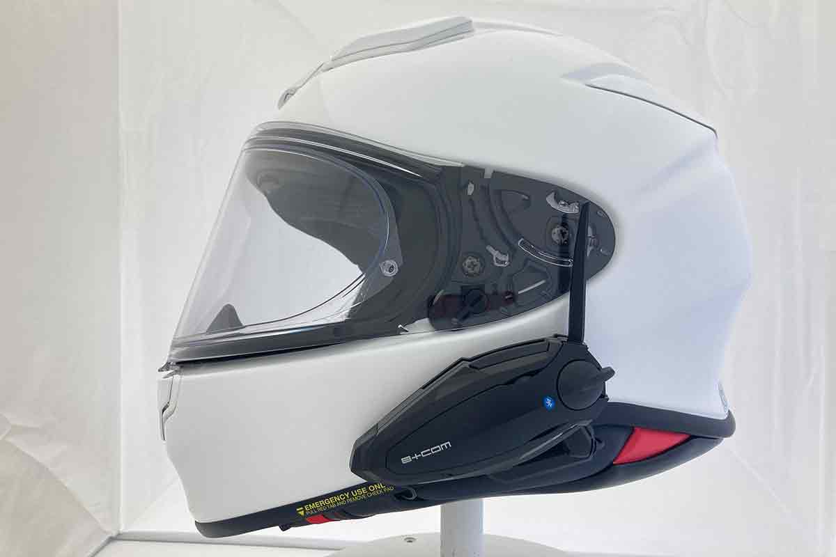 B+COM SB6XR/SB6X バイク用インカム フルフェイスヘルメット取付方法
