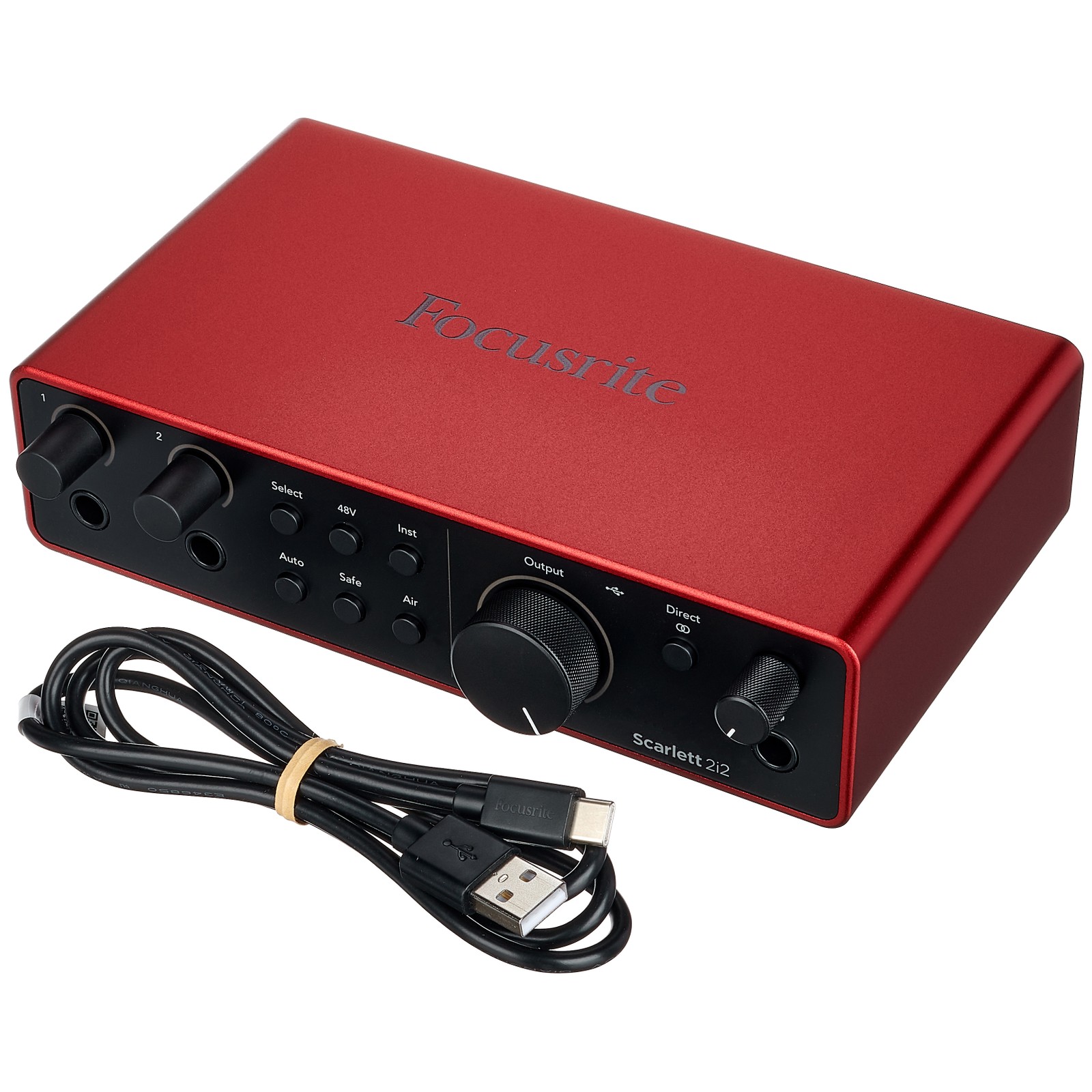 Focusrite オーディオインターフェース Scarlet 2i2 赤 Amazon.com