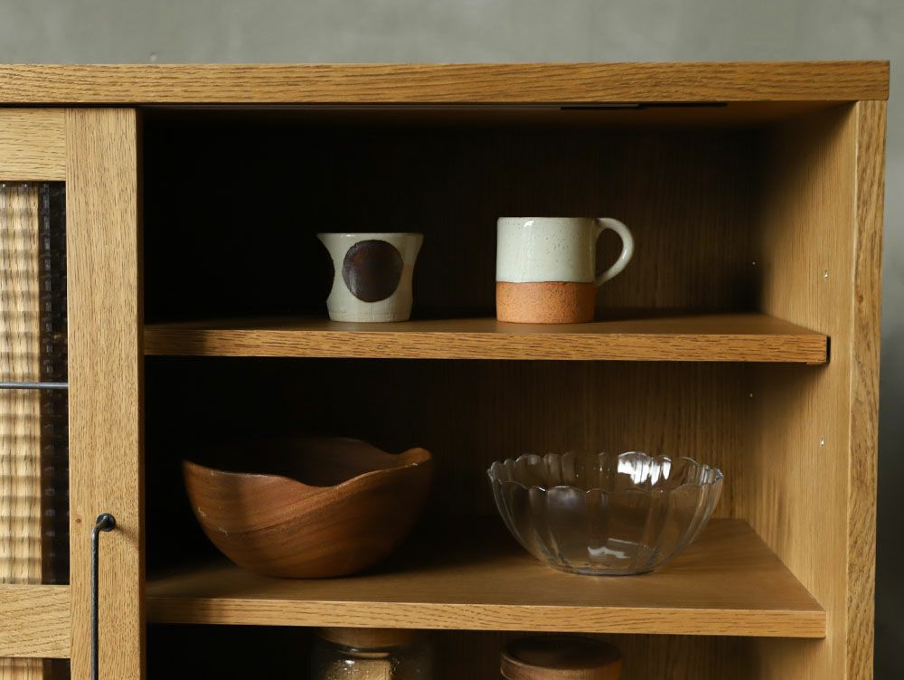 送料無料】カデル スライドガラスローボード 1200 - a.depeche(アデペシュ)