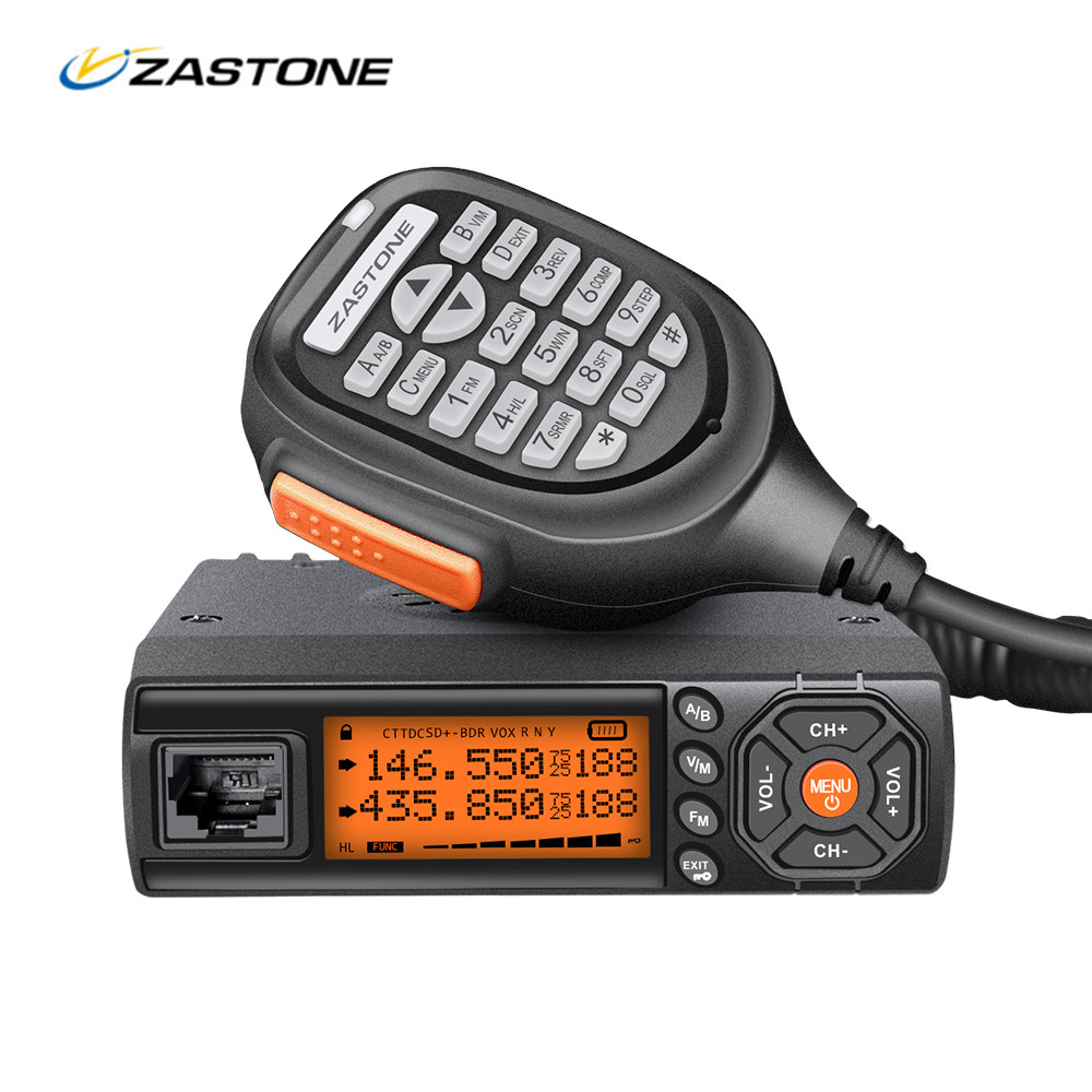 Zastone z218 VHF UHF ミニラジオ 25 ワットトランシーバー車双方向