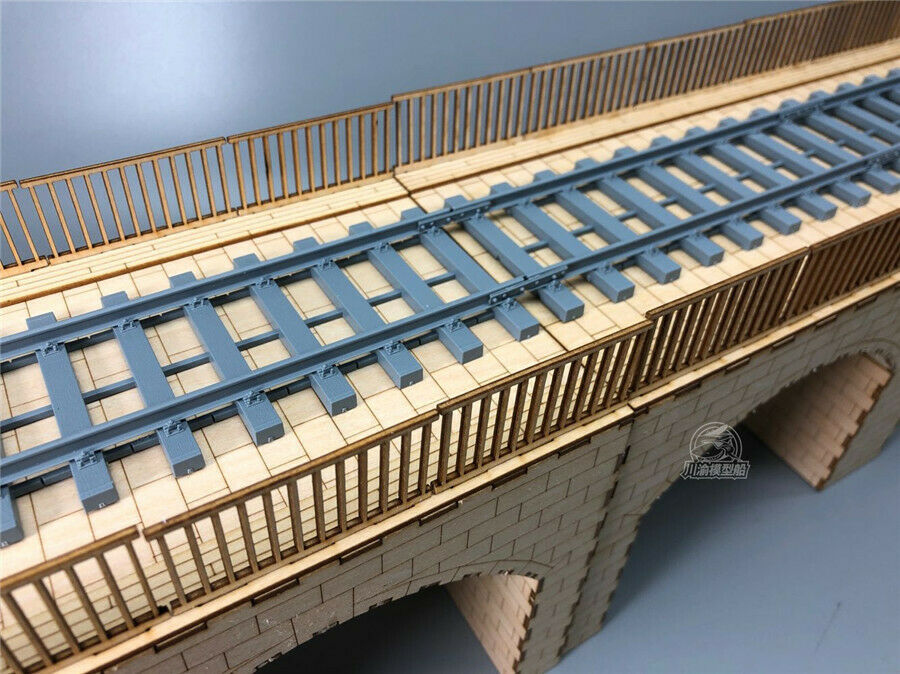 鉄道石アーチ橋1/35スケールジオラマ木製組立モデルキットtmw00012