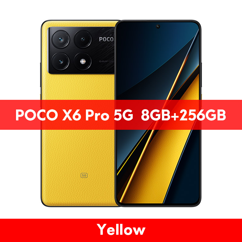 Xiaomi POCO X6 Pro イエロー 8GB 256GB グローバル版 新 モデル