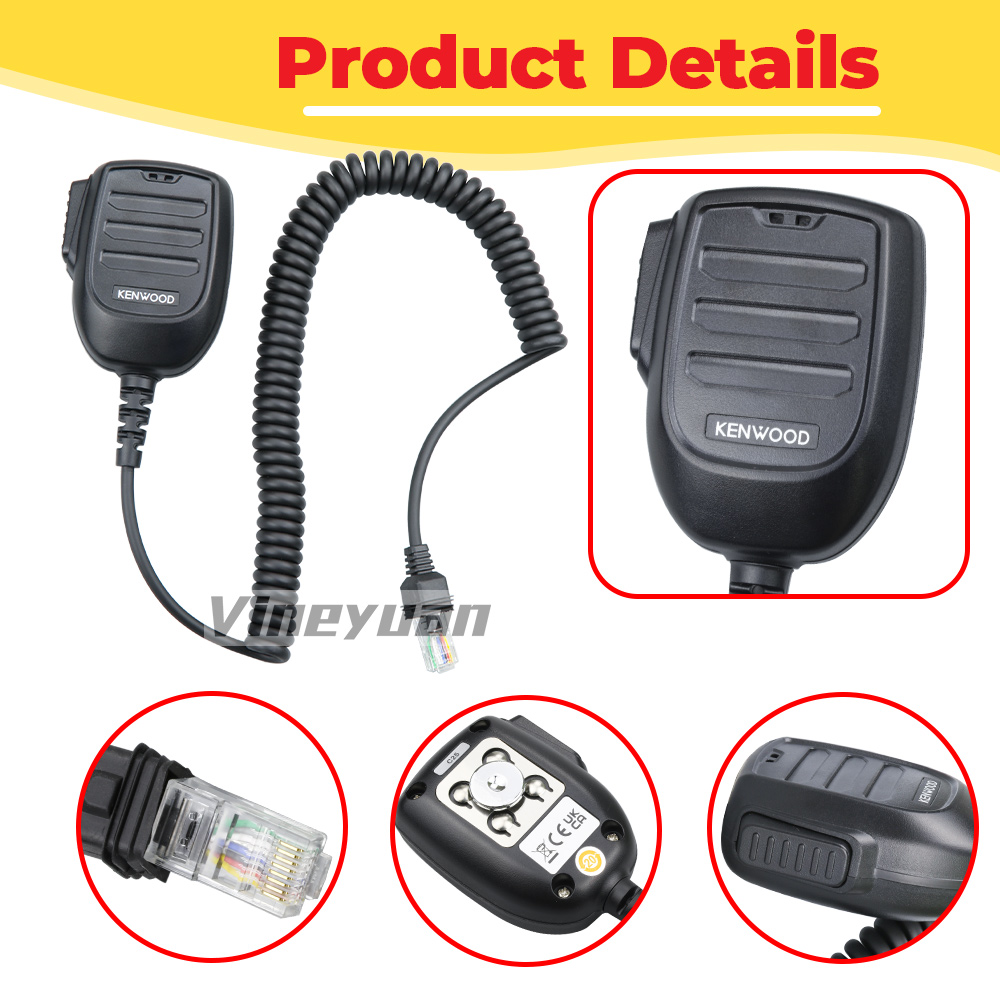 KMC-60 Hand Standard Microphone for KENWOOD NX-740 NX-840 TK-7302