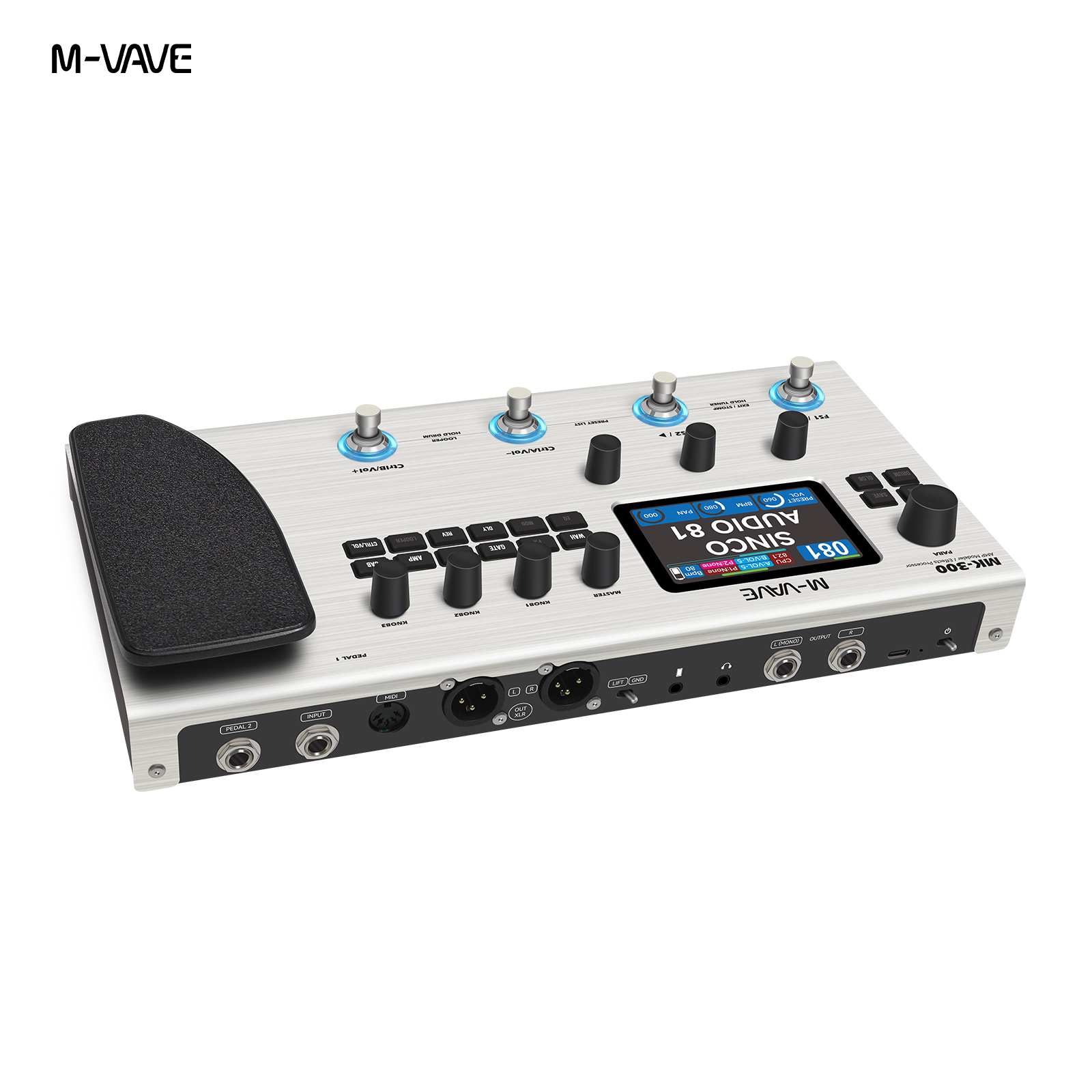 M-VAVE MK300 Guitar Multi-Effect Processor | ANN Neural Modeling